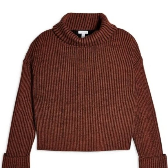 Nordstrom TOPSHOP Cowl Neck Sweater Size XS (2) - Picture 4 of 12